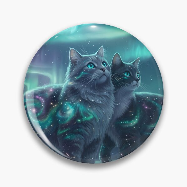Item preview, Aurora Galaxy Cats designed and sold by RkskArt.