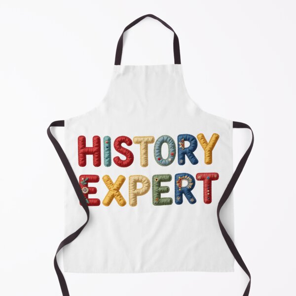 Item preview, HISTORY EXPERT - IN COLORFUL FAUX LETTERING designed and sold by AlexOBrienArt.