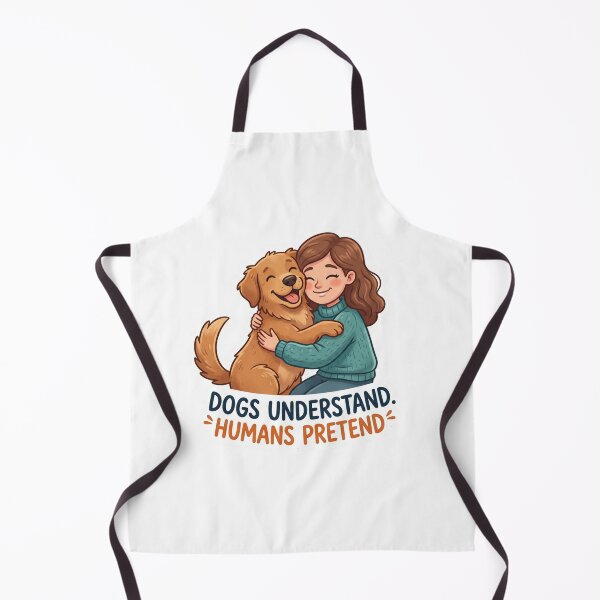 Item preview, Dogs Understand Humans Pretend - Funny Golden Retriever Sticker designed and sold by ItsArtisticLab.