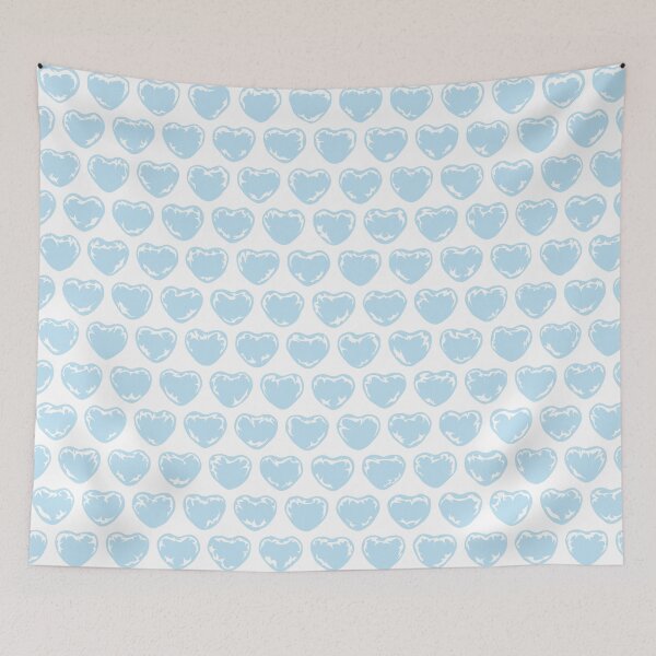 Item preview, Illustration with blue bubble hearts designed and sold by RizikCat.
