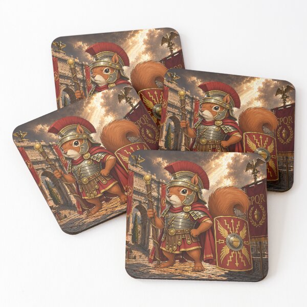 Item preview, SPQR: Squirrel Patrol of the Roman Republic designed and sold by SecretSquirrellDesigns.