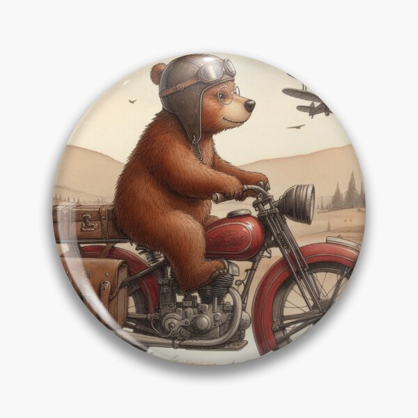 Item preview, Biker Bear Adventure designed and sold by Lougud.