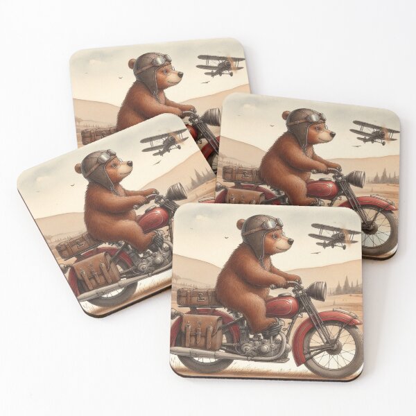 Item preview, Biker Bear Adventure designed and sold by Lougud.