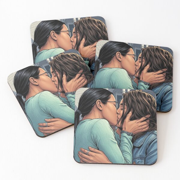 Item preview, Ellie & Aster Later Nerd Lgbtq+ Comic First Love Sapphic designed and sold by Mind Space.