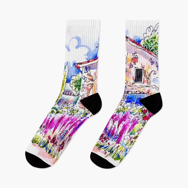 Item preview, Caunes Minervois. Wisteria over the pergola designed and sold by ErinHillStudio.