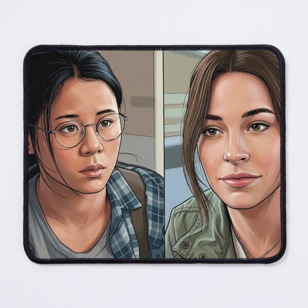 Item preview, Ellie & Aster Portrait Identity First Love Lgbtq+ Comic Sapphic designed and sold by Mind Space.