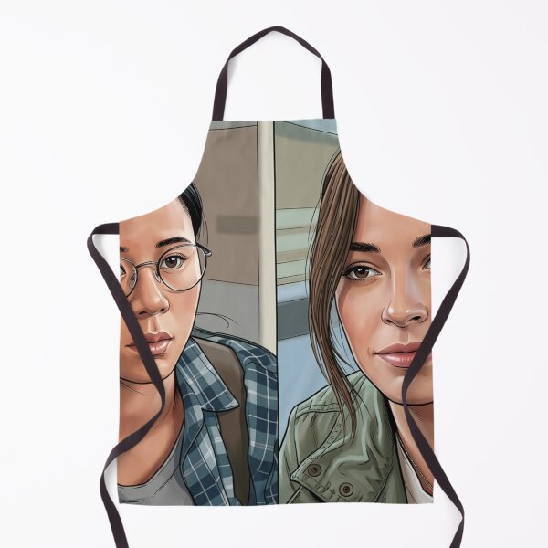 Item preview, Ellie & Aster Portrait Identity First Love Lgbtq+ Comic Sapphic designed and sold by Mind Space.