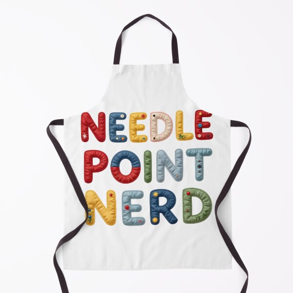 Item preview, NEEDLE POINT NERD - IN FAUX LETTERING designed and sold by AlexOBrienArt.
