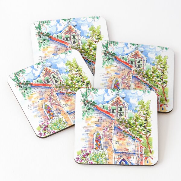 Item preview, Caunes Minervois. Notre Dame du Cros designed and sold by ErinHillStudio.