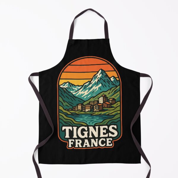 Item preview, Tignes France Retro Travel designed and sold by TomFrontierArt.