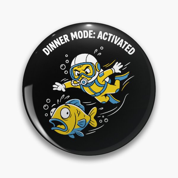 Item preview, Diver & Fish: Deep Sea Chase designed and sold by artistastshirt.