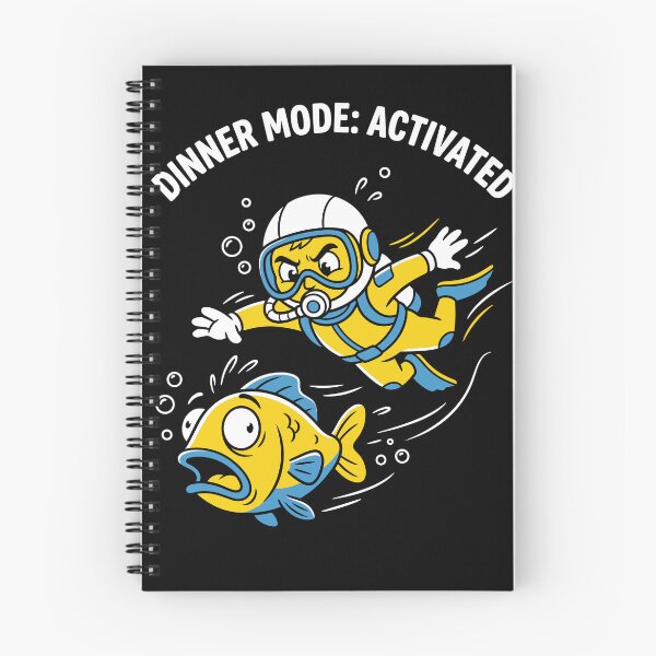 Item preview, Diver & Fish: Deep Sea Chase designed and sold by artistastshirt.