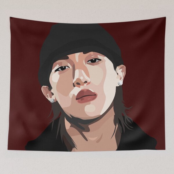 Item preview, Woojin Longshot in a stunning digital art vector portrait designed and sold by Aome22.
