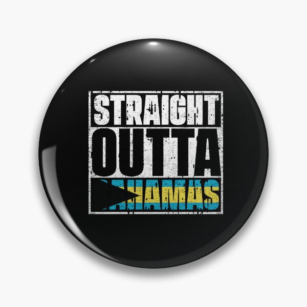 Item preview, Straight Outta Bahamas Flag designed and sold by CosmoKitsch.