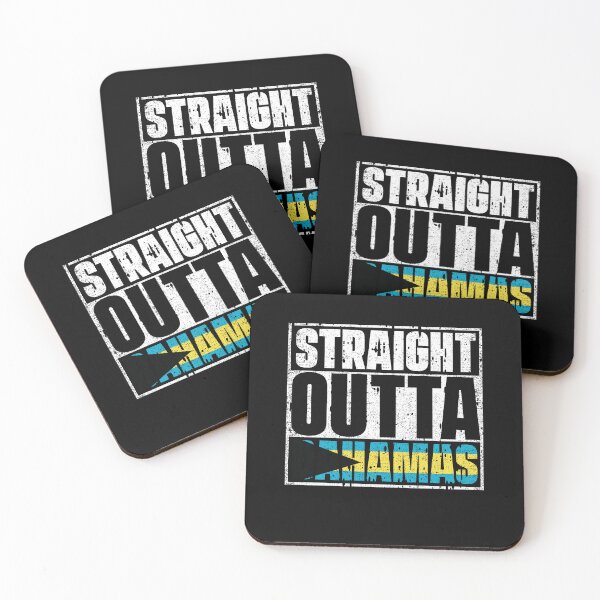 Item preview, Straight Outta Bahamas Flag designed and sold by CosmoKitsch.