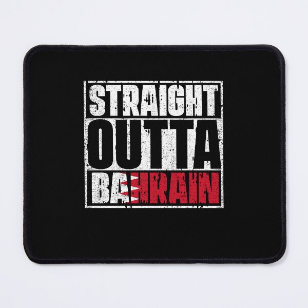 Item preview, Straight Outta Bahrain Flag designed and sold by CosmoKitsch.