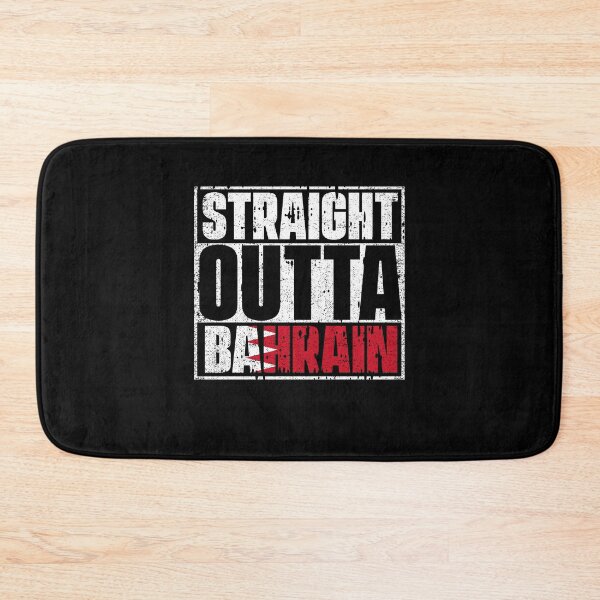 Item preview, Straight Outta Bahrain Flag designed and sold by CosmoKitsch.