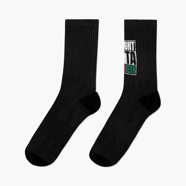 Item preview, Straight Outta Bangladesh Flag designed and sold by CosmoKitsch.