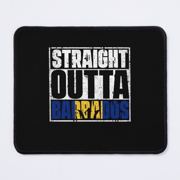 Item preview, Straight Outta Barbados Flag designed and sold by CosmoKitsch.