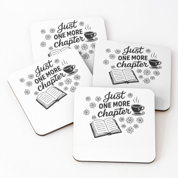 Item preview, Just One More Chapter Coffee And Open Book Art designed and sold by krystalRomanart.