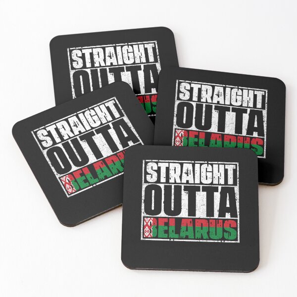Item preview, Straight Outta Belarus Flag designed and sold by CosmoKitsch.