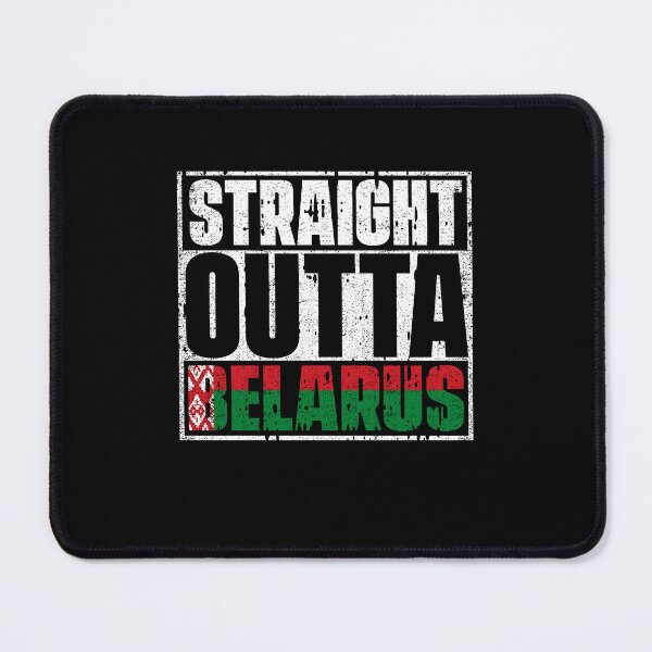 Item preview, Straight Outta Belarus Flag designed and sold by CosmoKitsch.