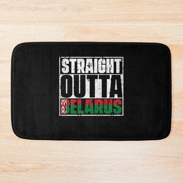 Item preview, Straight Outta Belarus Flag designed and sold by CosmoKitsch.