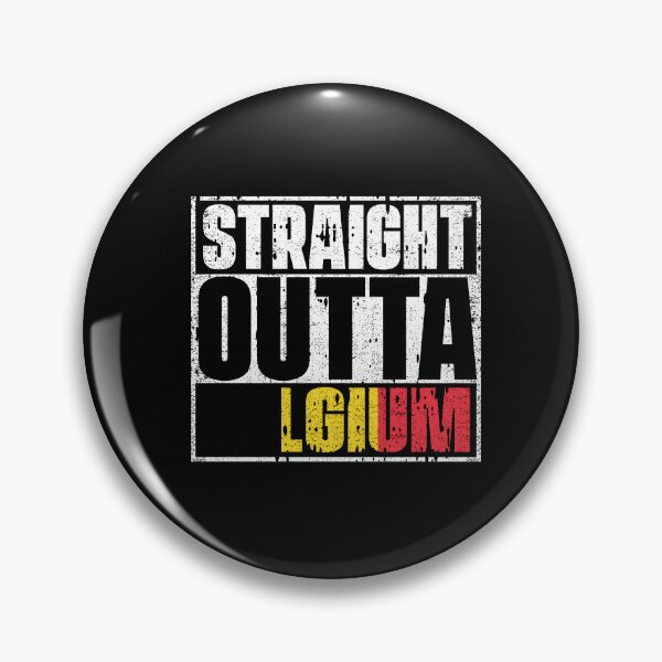 Item preview, Straight Outta Belgium Flag designed and sold by CosmoKitsch.
