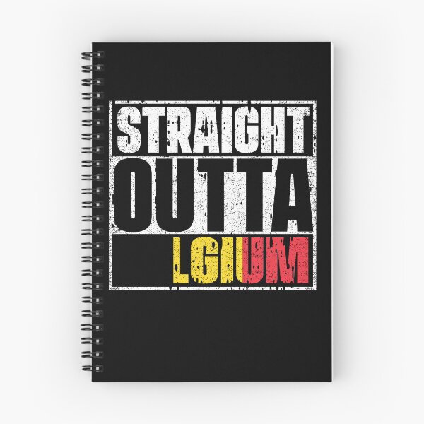 Item preview, Straight Outta Belgium Flag designed and sold by CosmoKitsch.