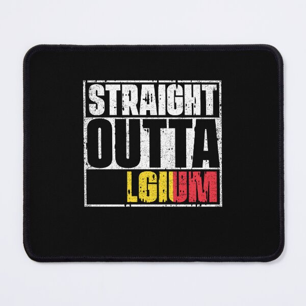 Item preview, Straight Outta Belgium Flag designed and sold by CosmoKitsch.