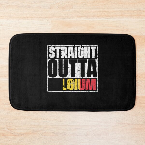 Item preview, Straight Outta Belgium Flag designed and sold by CosmoKitsch.