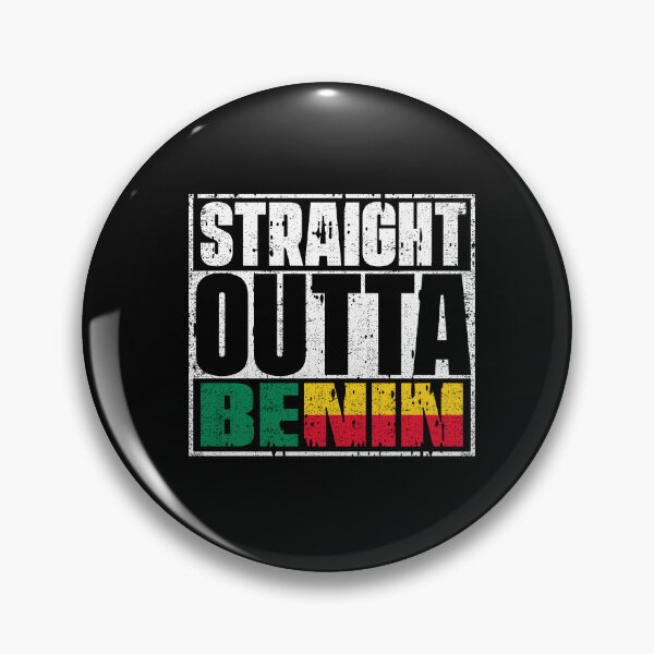 Item preview, Straight Outta Benin Flag designed and sold by CosmoKitsch.
