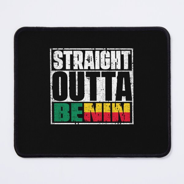 Item preview, Straight Outta Benin Flag designed and sold by CosmoKitsch.