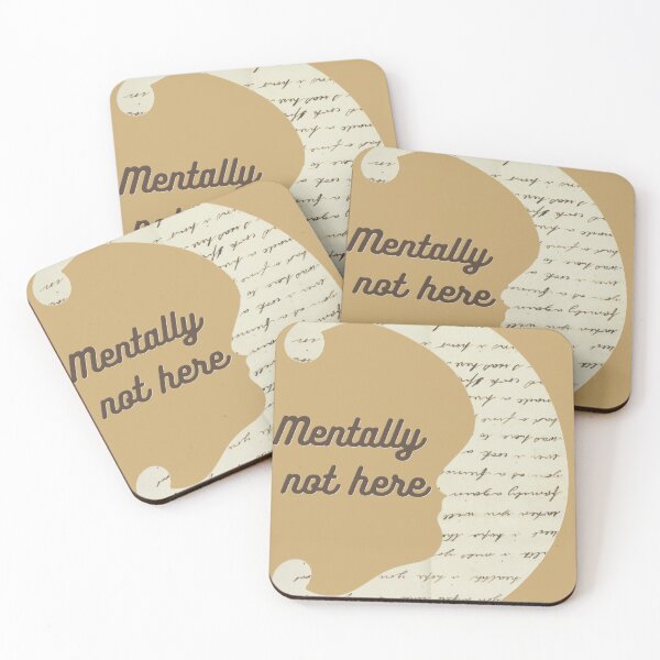 Item preview, mentally not here designed and sold by creativityisfun.