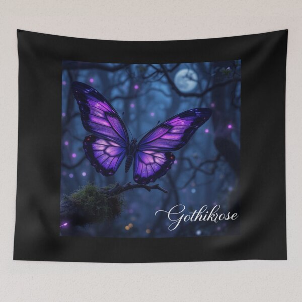 Item preview, Purple Butterfly Pt. 5 designed and sold by Gothikrose AI Prints.