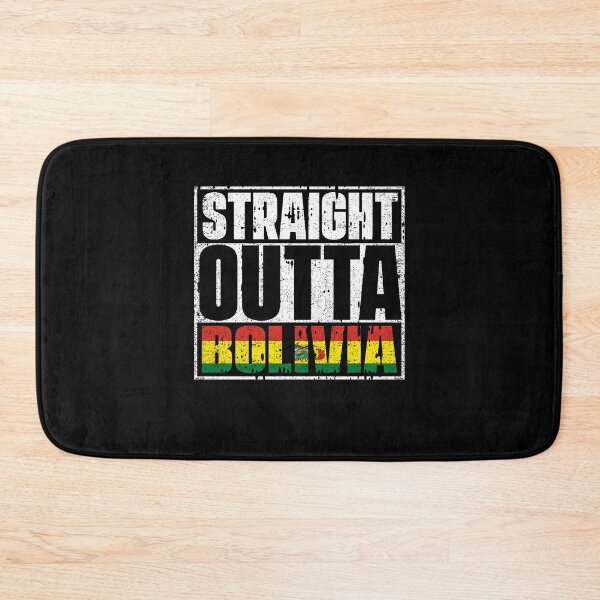Item preview, Straight Outta Bolivia Flag designed and sold by CosmoKitsch.