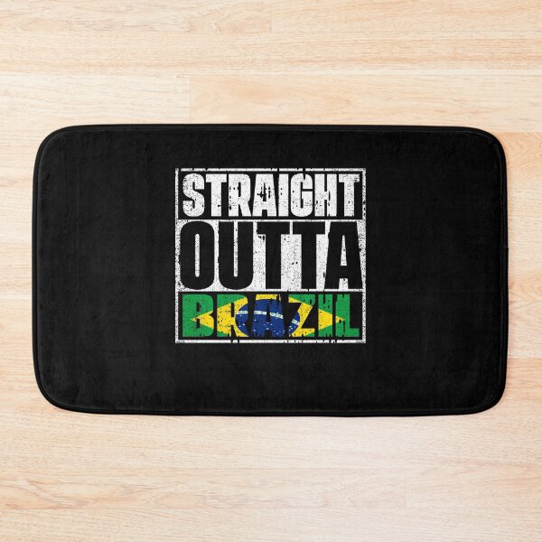 Artikelvorschau, Straight Outta Brazil Flagge entworfen und verkauft von CosmoKitsch.