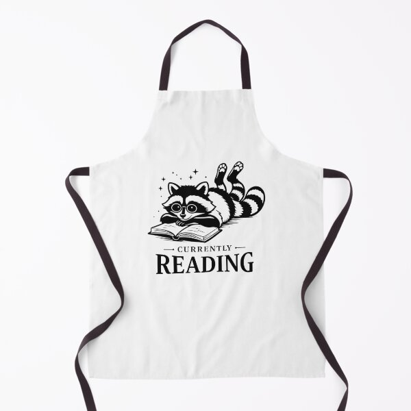 Item preview, Currently Reading Raccoon With Glasses Book Lover designed and sold by krystalRomanart.