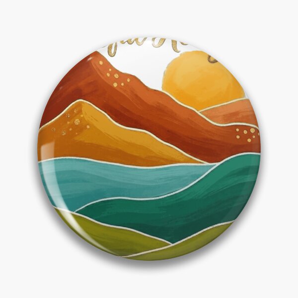 Item preview, Peaceful Horizons- Minimalist Watercolor Mountain Landscape designed and sold by Northern Glow Art.
