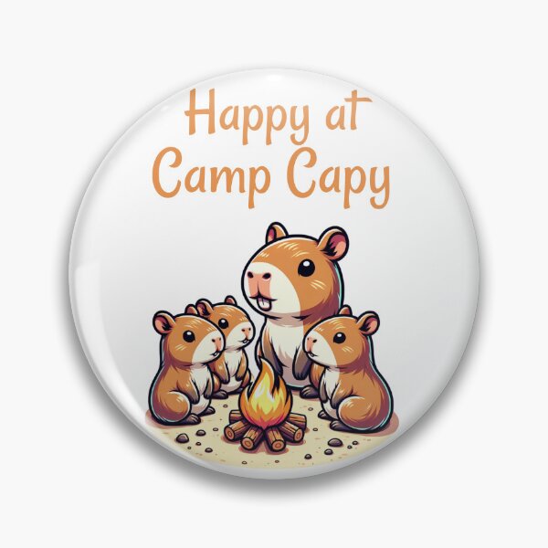 Item preview, Happy at Camp Capy designed and sold by FIREDesignsPOD.