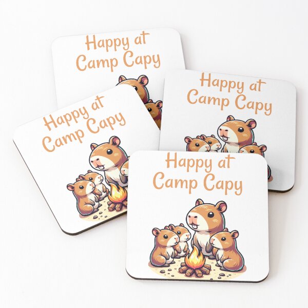 Item preview, Happy at Camp Capy designed and sold by FIREDesignsPOD.