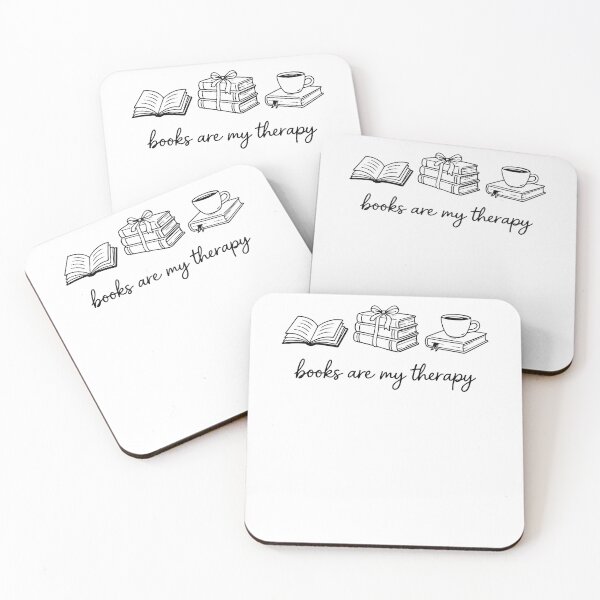 Item preview, Books Are My Therapy designed and sold by krystalRomanart.