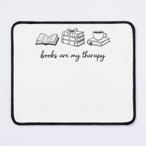 Item preview, Books Are My Therapy designed and sold by krystalRomanart.