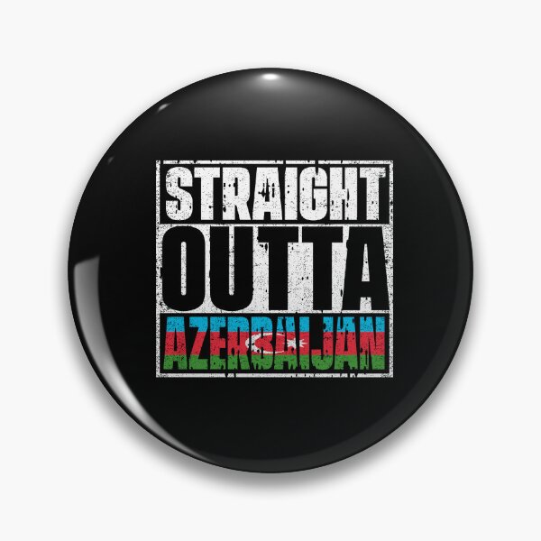 Item preview, Straight Outta Azerbaijan Flag designed and sold by CosmoKitsch.