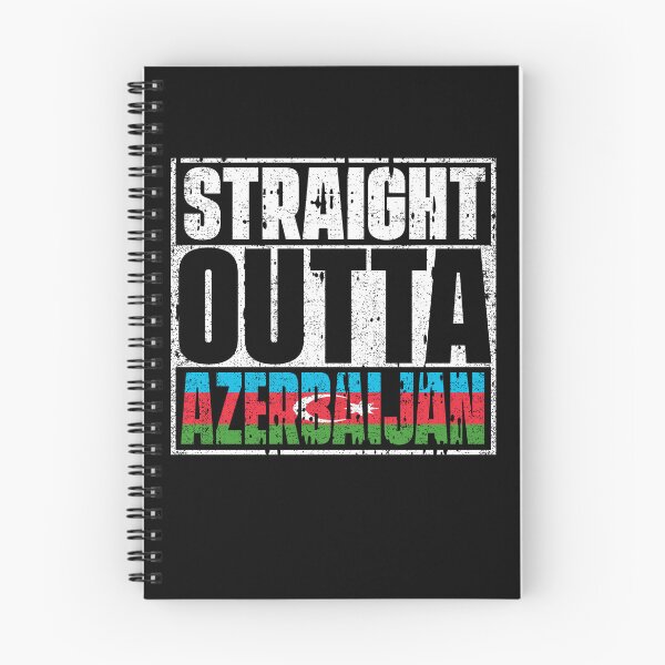 Item preview, Straight Outta Azerbaijan Flag designed and sold by CosmoKitsch.