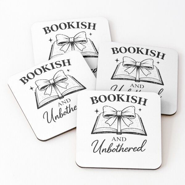 Item preview, Bookish And Unbothered Coquette Bow & Book designed and sold by krystalRomanart.