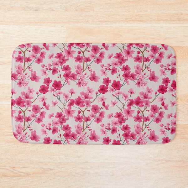 Item preview, Vibrant Pink Cherry Blossom Floral Pattern Design designed and sold by NicolasGlowArt.