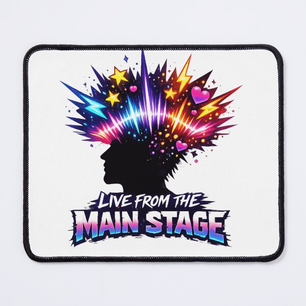 Item preview, Live From The Main Stage Neon Sound Explosion T-Shirt | Music Festival Graphic Tee Rock Kpop Vibes designed and sold by Line-Mood1⭐️⭐️⭐️⭐️⭐️.