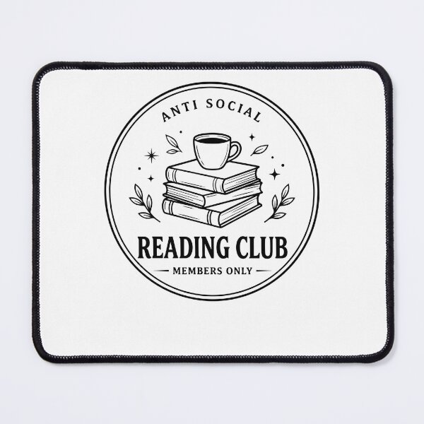 Item preview, Anti Social Reading Club Members Only Book Stack designed and sold by krystalRomanart.