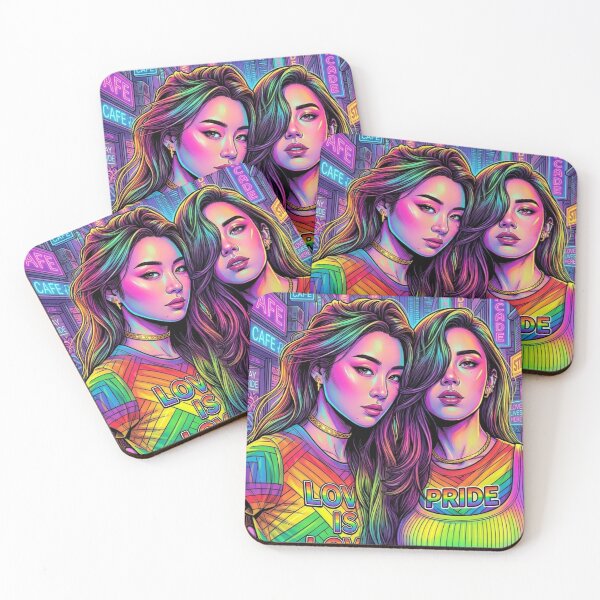 Item preview, LenaMiu Lena Miu Pride Neon GL Series Lgbtq+ Comic designed and sold by Mind Space.